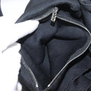 FENDI Mamma Baguette Shoulder Bag Nylon Black Silver Auth YKZ1001-25