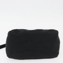 FENDI Mamma Baguette Shoulder Bag Nylon Black Silver Auth YKZ1001-5