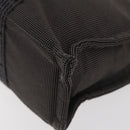 HERMES Her Line Hand Bag Canvas Gray Auth YKZ1002-16