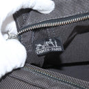 HERMES Her Line Hand Bag Canvas Gray Auth YKZ1002-18