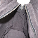 HERMES Her Line Hand Bag Canvas Gray Auth YKZ1002-19