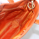 PRADA Tote Bag Nylon 2way Orange Gold Auth YKZ1003A-21