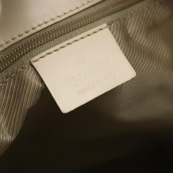 GUCCI GG Canvas Tote Bag Light Blue Gold Auth YKZ1004