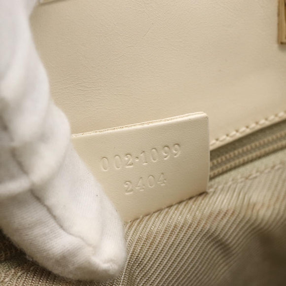 GUCCI GG Canvas Tote Bag Light Blue Gold Auth YKZ1004