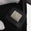 FENDI Mamma Baguette Hand Bag Nylon Black Silver Auth YKZ1005-18