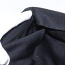 FENDI Mamma Baguette Hand Bag Nylon Black Silver Auth YKZ1005-20