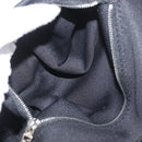 FENDI Mamma Baguette Hand Bag Nylon Black Silver Auth YKZ1005-22