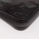 LOUIS VUITTON Vernis Pochette Accessoires Pouch Amarante M91576 LV Auth YKZ1011A-12