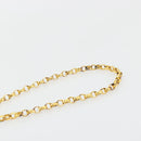 CHANEL Matelasse Chain Camelia Shoulder Bag Velor Purple Gold CC Auth YKZ1012V-14