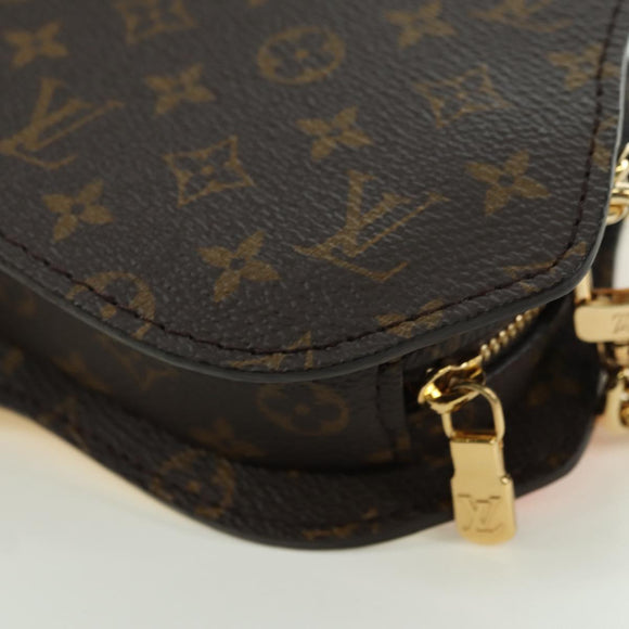 LOUIS VUITTON Monogram Sun Yitian Wallet On Chain Leopard Bag LV Auth YKZ1015SM