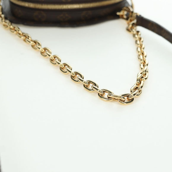 LOUIS VUITTON Monogram Sun Yitian Wallet On Chain Leopard Bag LV Auth YKZ1015SM