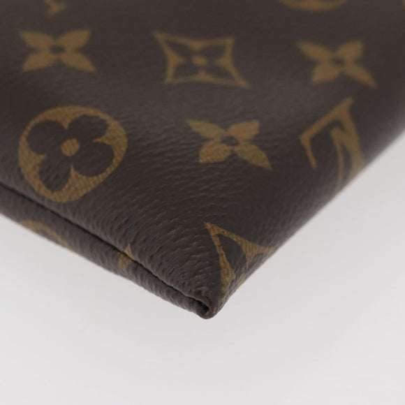 LOUIS VUITTON Monogram Pochette Apollo Clutch Bag Blue M63048 LV Auth YKZ1016