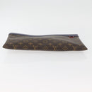 LOUIS VUITTON Monogram Pochette Apollo Clutch Bag Blue M63048 LV Auth YKZ1016-6