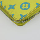 LOUIS VUITTON Playground Zippy Vertical Wallet Yellow M82005 Auth YKZ1017V-16