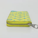 LOUIS VUITTON Playground Zippy Vertical Wallet Yellow M82005 Auth YKZ1017V-5