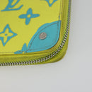 LOUIS VUITTON Playground Zippy Vertical Wallet Yellow M82005 Auth YKZ1017V-7