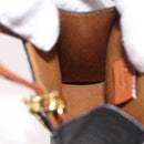 CELINE Triomphe Canvas Micro Vertical Cabas Charm PVC Brown Gold Auth YKZ1019M-16