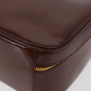 GUCCI Bamboo Hand Bag Patent leather Brown Gold 000 270 0323 Auth YKZ1028-14