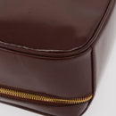 GUCCI Bamboo Hand Bag Patent leather Brown Gold 000 270 0323 Auth YKZ1028-15