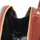 GUCCI Bamboo Hand Bag Patent leather Brown Gold 000 270 0323 Auth YKZ1028-20