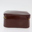 GUCCI Bamboo Hand Bag Patent leather Brown Gold 000 270 0323 Auth YKZ1028-5