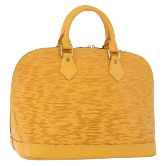 LOUIS VUITTON Epi Alma Hand Bag Yellow M52149 LV Auth YKZ1031A