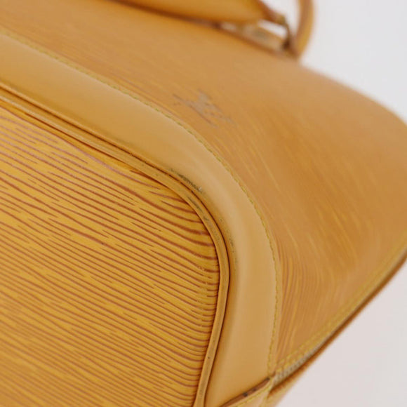 LOUIS VUITTON Epi Alma Hand Bag Yellow M52149 LV Auth YKZ1031A