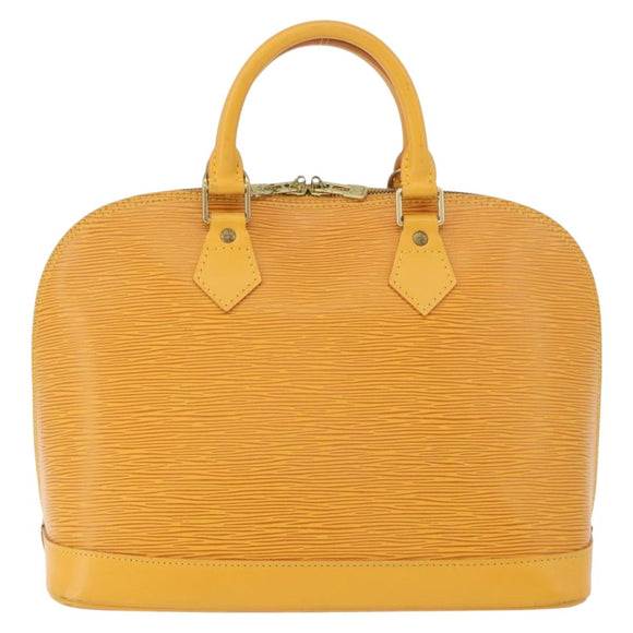 LOUIS VUITTON Epi Alma Hand Bag Yellow M52149 LV Auth YKZ1031A