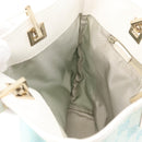 GUCCI GG Canvas Tote Bag Light Blue Gold 002 1099 Auth YKZ1032-20