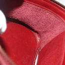 Coach Hand Bag Leather 2way Red Gold Auth YKZ1034-22