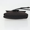 FENDI Zucchino Canvas Mamma Baguette Shoulder Bag Brown Black Auth YKZ1035A-5