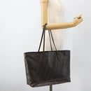 FENDI Zucca Canvas Tote Bag Black Brown Auth YKZ1039-21
