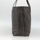 FENDI Zucca Canvas Tote Bag Black Brown Auth YKZ1039-3