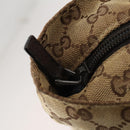 GUCCI GG Canvas Web Sherry Line Tote Bag Beige Red Green 131233 Auth YKZ1044-10