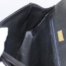 BALLY Shoulder Bag Leather Black Gold Auth YKZ1046-20