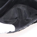 BALLY Shoulder Bag Leather Black Gold Auth YKZ1046-12