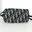 Christian Dior Trotter Canvas Weekender 40 Bag 2way Navy Silver Auth YKZ1047SAM-5