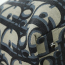 Christian Dior Trotter Canvas Weekender 40 Bag 2way Navy Silver Auth YKZ1047SAM-18