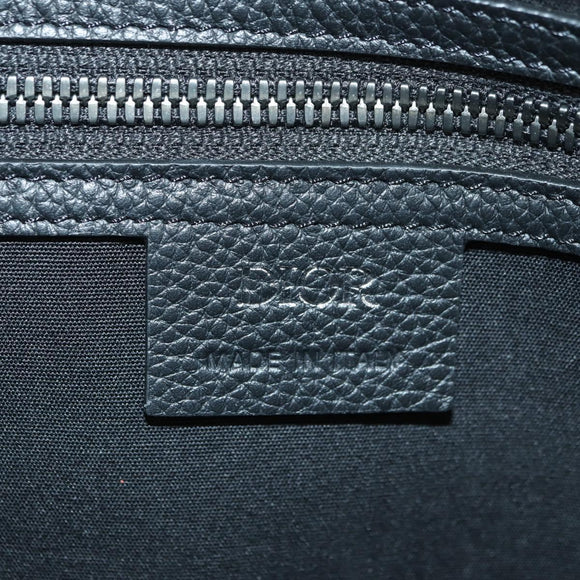 Christian Dior Trotter Canvas Weekender 40 Bag 2way Navy Silver Auth YKZ1047SAM