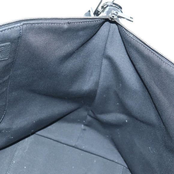 Christian Dior Trotter Canvas Weekender 40 Bag 2way Navy Silver Auth YKZ1047SAM