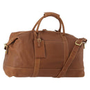Coach Boston Bag Leather 2way Brown Gold Auth YKZ1048-1