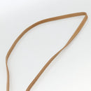 CELINE Macadam Canvas Shoulder Bag PVC Beige Gold Auth YKZ1049A-8