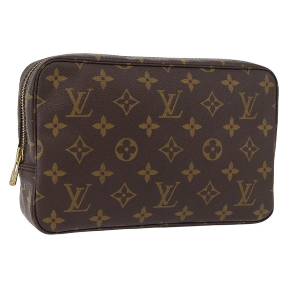 LOUIS VUITTON Monogram Trousse Toilette 23 Clutch Bag M47524 LV Auth YKZ1051A