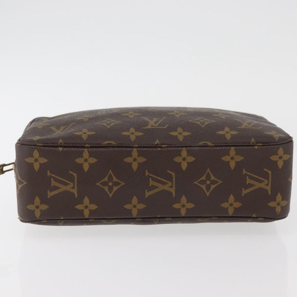 LOUIS VUITTON Monogram Trousse Toilette 23 Clutch Bag M47524 LV Auth YKZ1051A