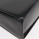 BALLY Hand Bag Leather 2way Black Gold Auth YKZ1052-17