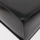 BALLY Hand Bag Leather 2way Black Gold Auth YKZ1052-18