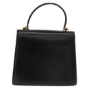 BALLY Hand Bag Leather 2way Black Gold Auth YKZ1052-2