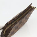 LOUIS VUITTON Damier Ebene Poche Toilette 15 Pouch N47548 LV Auth YKZ1056-6