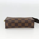 LOUIS VUITTON Damier Ebene Poche Toilette 15 Pouch N47548 LV Auth YKZ1056-7