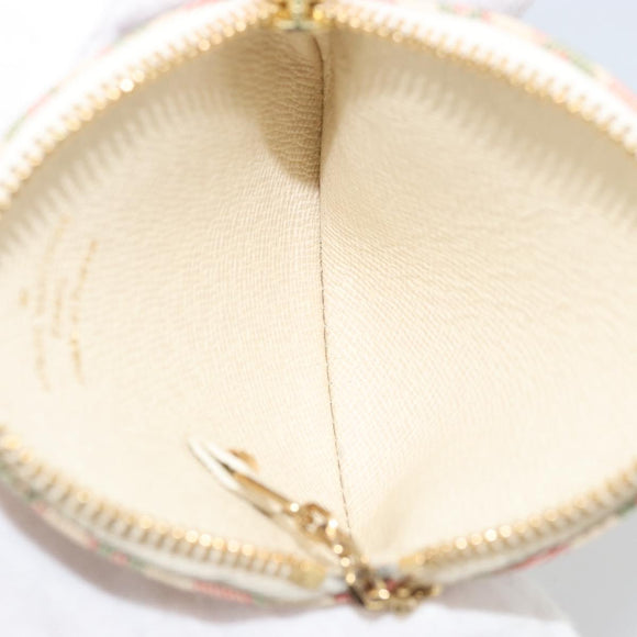 LOUIS VUITTON Mini Lin Croisette Porte Monnaie Ron Coin M95499 LV Auth YKZ1059A
